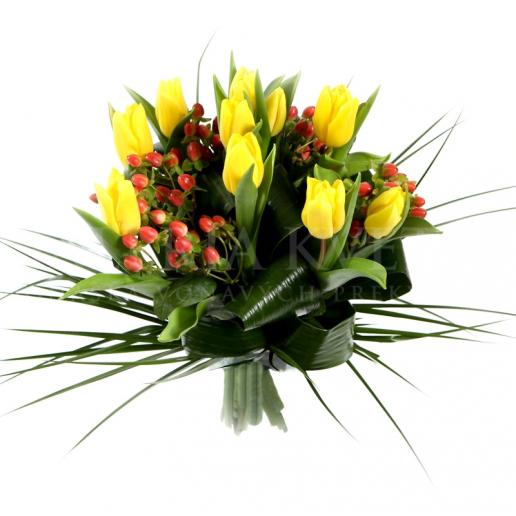 Bouquet Tulips in Yellow