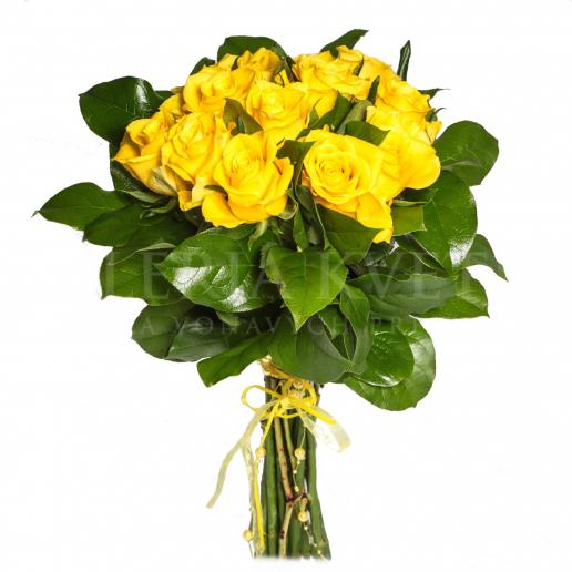 Bouquet of Roses Yellow dozen