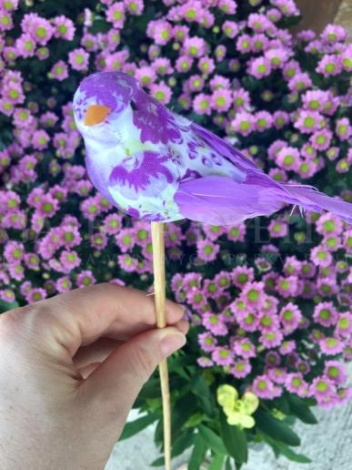Impaler decoration - Violet bird