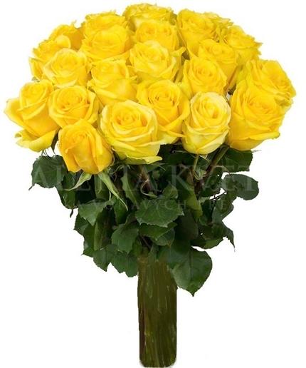Yellow roses bouquet (7-30)