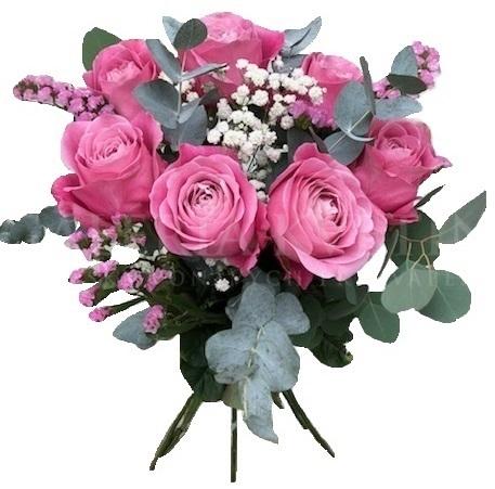 Pink roses bouquet 5-20