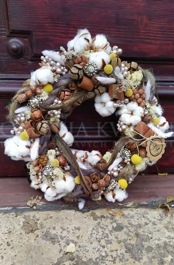 Hanging wreath Cotton